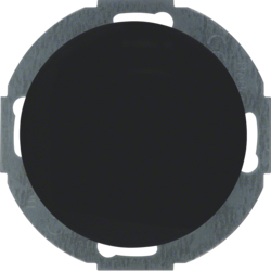 10092035 Blindverschluss mit Zentralstück Serie R.classic,  schwarz glänzend