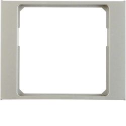 11087104 Anello adattatore per pezzo centrale 50 x 50 mm BERKER K.5, acciaio opaco,  verniciato