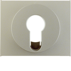 15057004 Zentralstück für Schlüsselschalter/-taster Berker K.5, edelstahl matt,  lackiert