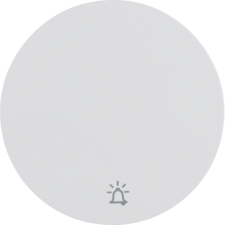 16202069 Wippe mit Aufdruck Symbol für Klingel Berker R.1/R.3/R.8, polarweiß glänzend