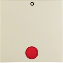 16248982 Wippe mit Aufdruck "0" roter Linse,  Berker S.1/B.3/B.7, weiß glänzend