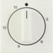 16328982 Pezzo centrale per timer meccanico BERKER S.1/B.3/B.7, bianco lucido