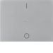 80962273 Abdeckung für Tastsensor-Modul 1fach mit klarer Linse,  KNX - Berker K.1/K.5, edelstahl matt,  lackiert