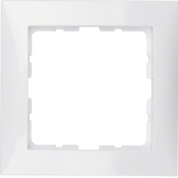 10118989 Cornice singola BERKER S.1, bianco polare lucido
