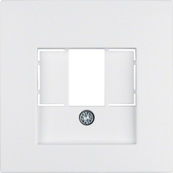 10331909 Pezzo centrale con finestra TAE Apribile,  BERKER S.1/B.3/B.7, bianco polare opaco