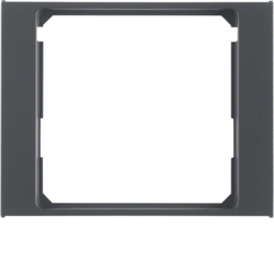 11087006 Anello intermedio per mascherina centrale BERKER K.1, antracite opaco,  verniciato