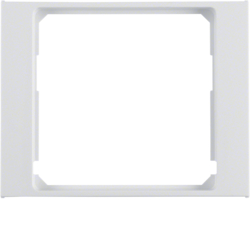 11087009 Anello intermedio per mascherina centrale BERKER K.1, bianco polare lucido