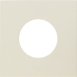 11248982 Pezzo centrale per pulsante/spia luminosa E10 BERKER S.1/B.3/B.7, bianco lucido