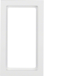13096099 Cornice con finestra grande BERKER Q.3, bianco polare velluto