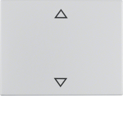 14057103 Bilanciere con stampa simbolo frecce BERKER K.5, Alluminio anodizzato