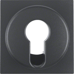 15071606 Pezzo centrale per interruttore/pulsante a chiave BERKER S.1/B.3/B.7, antracite opaco