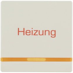 16216062 Bilanciere con stampa "Heizung" lente arancione