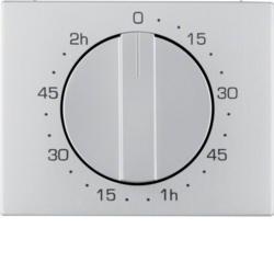 16357103 Pezzo centrale per timer meccanico BERKER K.5, Alluminio anodizzato