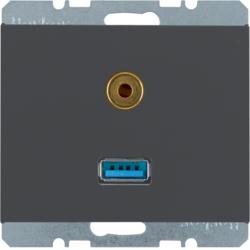 3315397006 Presa USB / 3,5 mm Audio BERKER K.1