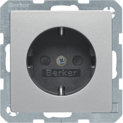 47236084 Presa SCHUKO Con protezione elevata contro i contatti,  Berker Q.1/Q.3/Q.7/Q.9