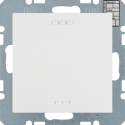75441289 KNX Objekt-Temperaturregler mit integriertem Busankoppler,  KNX - Berker S.1/B.3/B.7, polarweiß matt