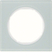 10112209 Cornice singola BERKER R.3, Vetro bianco polare