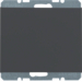10457006 Inserto cieco con pezzo centrale BERKER K.1, antracite opaco,  verniciato