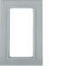 13096414 Cornice in vetro con finestra grande BERKER B.7, Vetro alluminio/alluminio opaco,  verniciato