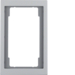 13097003 Cornice con finestra grande BERKER K.5, Alluminio anodizzato